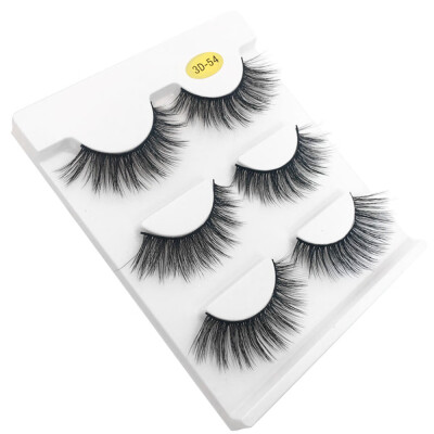 

〖Follure〗3Pair Luxury 3D False Lashes Fluffy Strip Eyelashes Long Natural Party