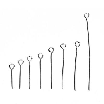 

800pcs Mixed Size Head Pins or Eye Pins Jewelry Accessory 16mm to 50mm