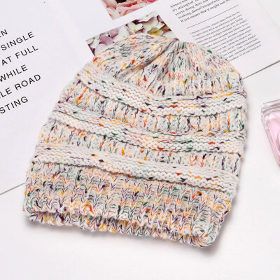 

Tailored Women Winter Warm Stretch Knitted Cap Scarf Beanie Hats Headband Cap
