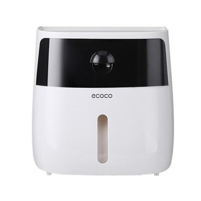 

Wall-Mount Bathroom Plastic Tissue Dispenser Paper Towel Storage Drawer Box