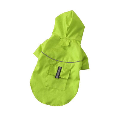 

Summer Outdoor Puppy Pet Rain Coat with Reflective Stripe & Pockets Hoody Waterproof Jackets Raincoat for Dogs Cats Apparel Clothe