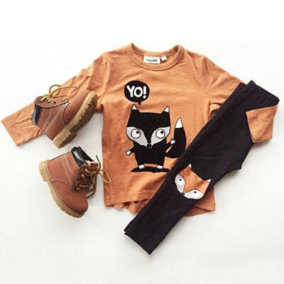 

Toddler Kids Baby Boy Tops T-shirt Long Pants 2Pcs Outfit Set Clothes 1-4Years