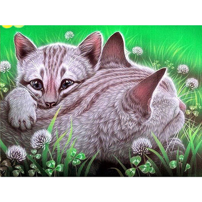 

Diamond Painting New Square Stones Animals Diamond Embroidery Nature Cat Diamond Mosaic Sale Pictures With Rhinestones