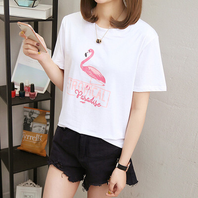 

summer womens t-shirt female short-sleeved student loose tide cartoon half-sleeved shirt shirt clothes