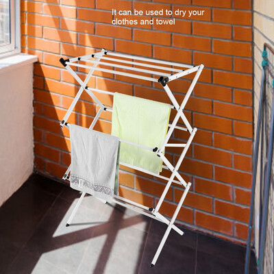 

Greensen 3-layered Movable Retractable Clothes Rack Airer Household Indoor Outdoor Clothes Rack Clothes Airer