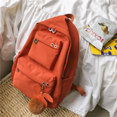 

Insfeng schoolbag female Korean version of high school backpack college students have a sense of antiquity large capacity&wid