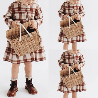 

Toddler Infant Kid Baby Girl Long Sleeve Print Party Princess Dress Cloth Skirt