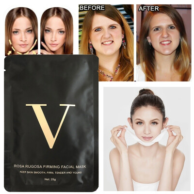 

4D Double V Face Ear Mask Thin Eliminate Edema Firming Slimming Patch Skin Care V Shape Mask Face Lift Mask Face Care