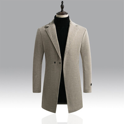 

Toponeto Mens New Winter Style Fashionable Warm Snowflake Windbreaker Coat Pure Coat