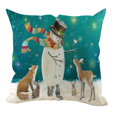 

〖Follure〗Christmas Pillow Cover Pillowcases Decorative Sofa Cushion Cover Home Decoration