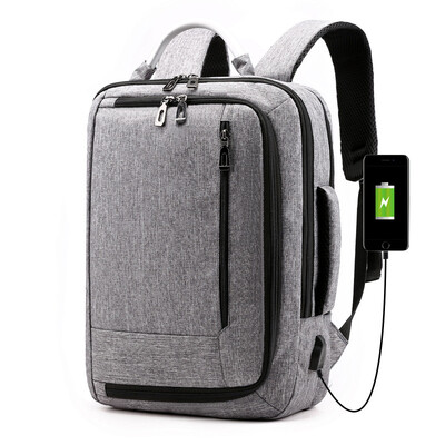 

Business Backpack Fashion Casual Computer Bag USB Charging Bag Schoolbag Travel Backpack
