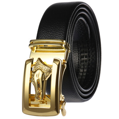 

Belt PVC Mens scratch-resistant edge automatic belt mens automatic buckle LY36-1628-1