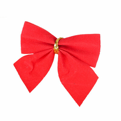 

〖Follure〗12pc Christmas Decoration Bowknot Christmas Tree Embellishment Gift Wrap Bowknot