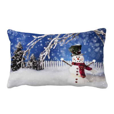 

Tailored Christmas Pillow Sofa Waist Throw Cushion Cover Home Decor A