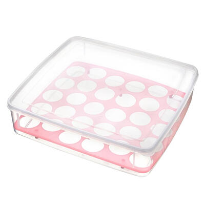 

30 Grids Transparent Plastic Egg Box Refrigerator Food Storage Container