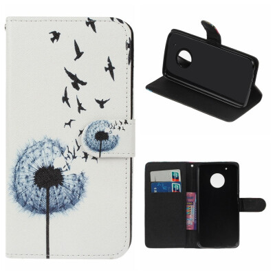 

MOONCASE Moto G5 PLUS painted holster - dandelion