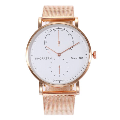 

Gobestart Fashion Man Ladies Watch Stainless Steel Analog Analog Watch Bracelet New