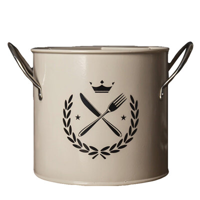 

Kitchen Metal Tableware Container Organizer Knife Chopstick Spoon Storage Bucket