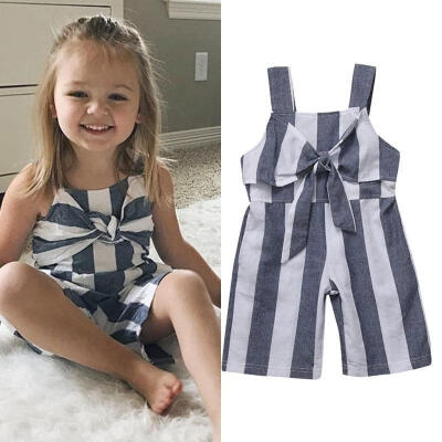 

Baby Girls Sleeveless Romper Toddler Kids Jumpsuit Bodysuit Clothes Outfits