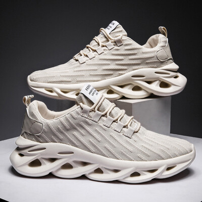

Mens shoes autumn 2019 new casual tide shoes mens fashion sports shoes wild knife mens shoes breathable flying woven running shoes