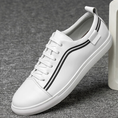 

New leather large size mens shoes casual shoes mens breathable British low cut leather mens tide single shoes leather shoes