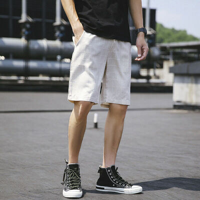 

Mens Casual Short Pants Plaid Gym Fitness jogging Running Sports Wear Shorts