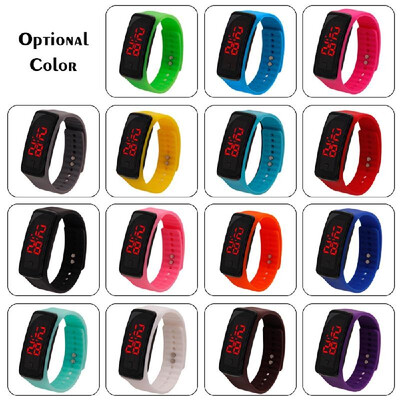 

Kids Sport Electronic LED Bracelet Silicone Smart Watch Children Wrist Digital Watches
