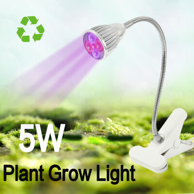 

Asvert LED Plant Grow Light5W Desk Grow Lamp with 360 Degree Flexible Gooseneck