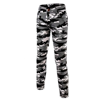 

Gobestart Mens New Autumn Winter Fashion Casual Printed Slim Long Pants Trousers