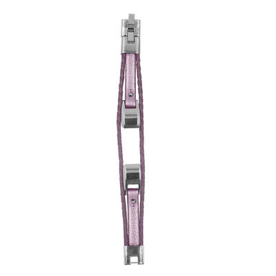 

Metal Leather Dual Loops Woven Watch Strap Band for Fitbit AltaAlta HR
