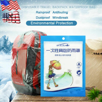 

Waterproof Disposable Outdoor Large Bike Bags Cycling Backpack Travel Rain Cover