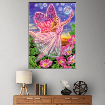 

Gobestart 5D Embroidery Paintings Rhinestone Pasted DIY Diamond Painting Cross Stitch
