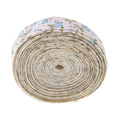 

5 Yard Floral Ribbon Clothing Tape Label DIY Craft Bowknot Sewing Accessory