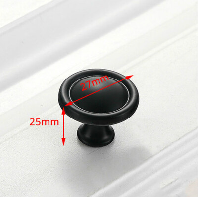 

JD cabinet drawer handle American black wardrobe door handle modern minimalist European cabinet sand black furniture handle