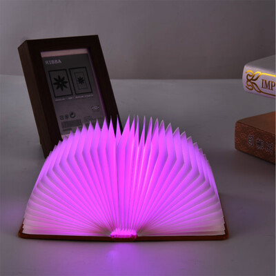 

Utorch LED 5 Color Book Night Light USB Charging Folding Decorative Bedside Lamp