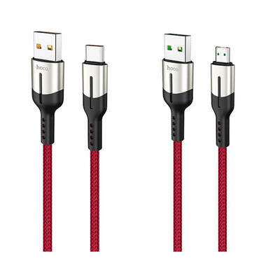 

HOCO U68 12m USB To Type-C Micro USB Fast Charging Nylon Braided Data Cable-MICRO USB