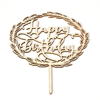 

Wooden Cake Topper Small Cake Stand Decorations Rustic Reception Party Celebration Supplies