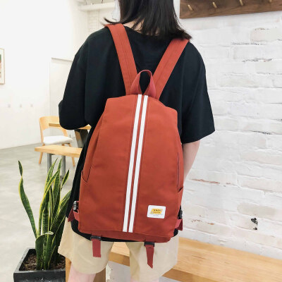 

Schoolbag female Korean Harajuku ulzzang college student backpack high school simple ancient sense Joker ins wind backpack