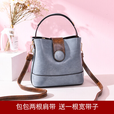 

Bag womens fashion bucket bag texture small ck shoulder western style Messenger bag mother portable large capacity