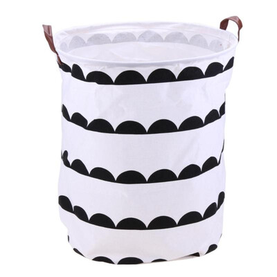 

Standing Toys Clothing Storage Bucket Laundry Basket Holder Pouch Household