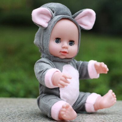 

Tailored 30CM Emulated Blink Doll Soft Children Reborn Baby Doll Toys Boy Girl Gift