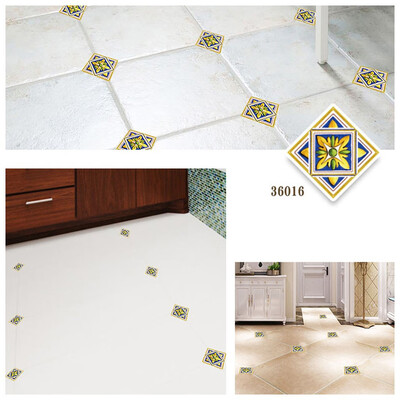 

〖Follure〗Tile Stickers Living Room Kitchen Bedroom Floor Decoration Removable Wall Sticke