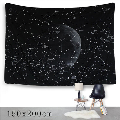 

Gobestart Starry Tapestry Family Tapestry Wall Hanging Home Art Decoration 150x200cm