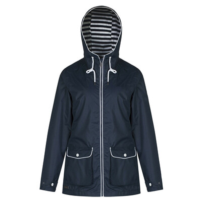 

Tailored Womens Solid Rain Jacket Outdoor Jackets Waterproof Hooded Raincoat Windproof