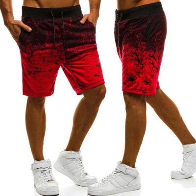 

Mens Plain Casual Summer Elasticated Walking Camouflage Shorts Big Size