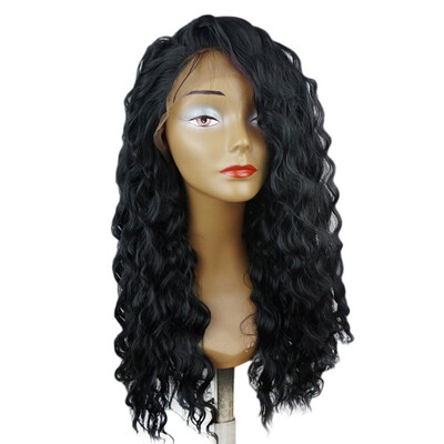 

Long Free Part Shaggy Natural Wavy Lace Front Synthetic Wig