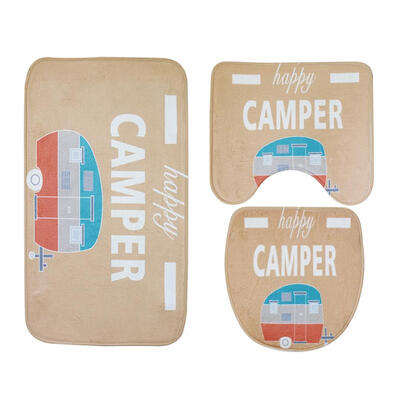 

3pcsset Non Slip Water Absorb Floor Rugs Carpet Bath Mats Bathroom Decor