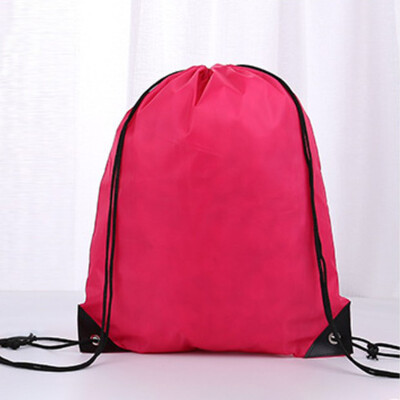 

School Drawstring Bag Boys Girls Swim Gym Sack Dance PE Shoe Sport Backpack