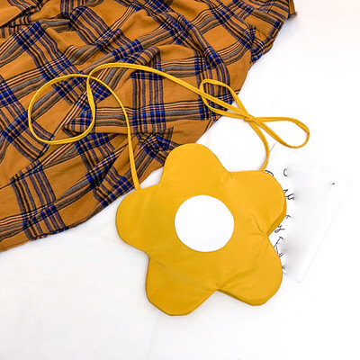 

Tailored Female Canvas Bag Cute Flower Canvas Messenger Bag Sun Flower Shoulder Bag