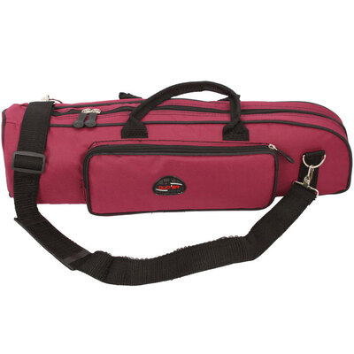 

Ktaxon Padded Trumpet Soft Case Gig Bag Nylon Black Rose Red